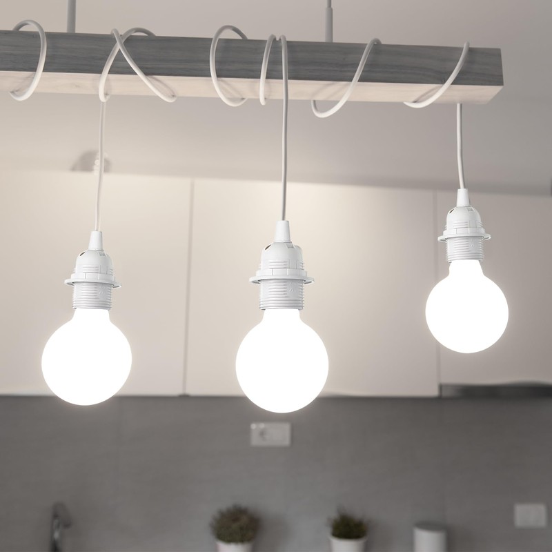 Zarnicy Plug in Light Socket - 16Ft Pendant Light Cord