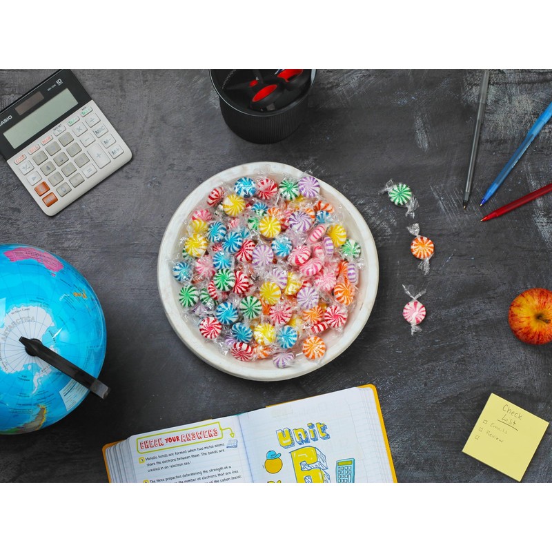 Assorted Fruit Starlights - 3 Pounds - Pinwheel Fruit Candies