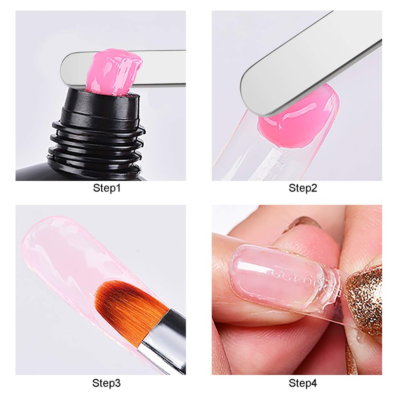 Dual-Ended Gel Brush & Picker Brush tool, Mwoot Stainless Steel