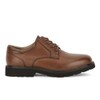 Dockers Men's Shelter Oxford, Dark Tan, 10 Wide