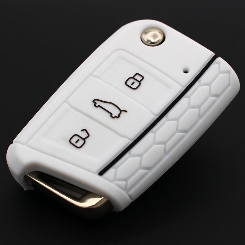 VB Key Case for 3-Button Car Key Silicon Cover Key