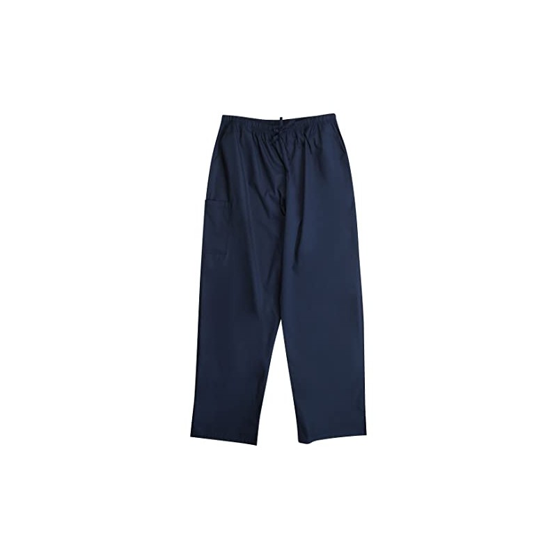 Tropi Conjunto de uniforme médico para hombre, cuatro bolsillos (cuello