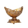 Deco 79 Polystone Floral Ornate Decorative Bowl, 18" x 8"