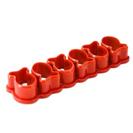 Mini-Goldfisch-Ausstecher, Zum Backen von Crackern in Fischform, Benutzerfreundlich, Einfach zu Reinigen (Orange, Öffnungsgröße: 7–15 cm)