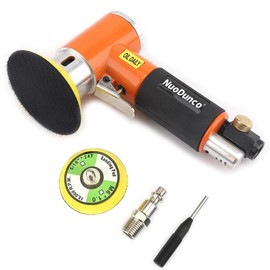 Mini Compressed Air Orbital Sander 50 mm/75 mm, NuoDunco Air Sander Orbital Sander 2 Inch / 3 Inch Small Pneumatic Orbital Sander