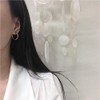 5 Pairs Stainless Steel Gold Hoop Earrings for Women Men