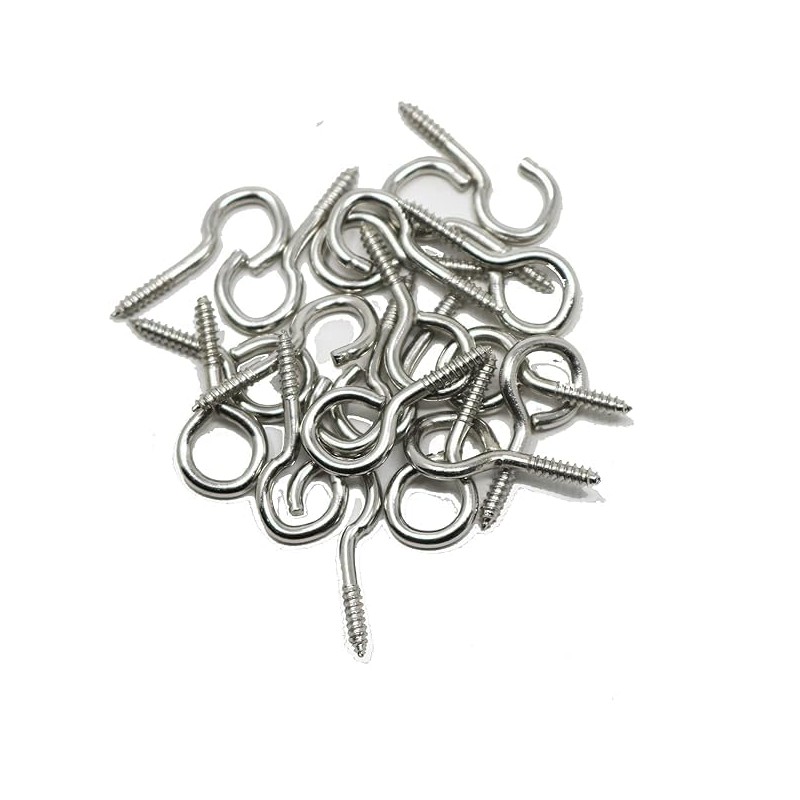 IBEX MART 40 x Hooks and Eyes 25mm net Wire
