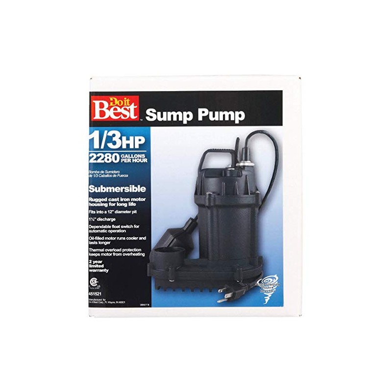 Flint Walling/Star 3SDHL Cast-Iron Submersible Sump Pump