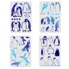 FINGERINSPIRE 4 Pieces Penguin Stencils 29.7 x 21 cm Antarctic