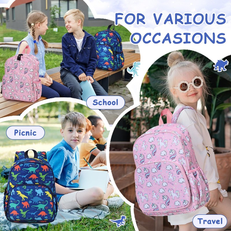 RAVUO Boys School Bag School Backpack with Chest Strap Children's