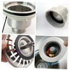 WHAMVOX 5Pcs Sink Drain Strainer Washer Rubber Seal Gaskets for