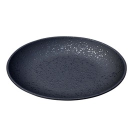 Sanyi Lacquerware Shop 5780320 Made in Japan Aizu Lacquerware Round Plate Black Tenme