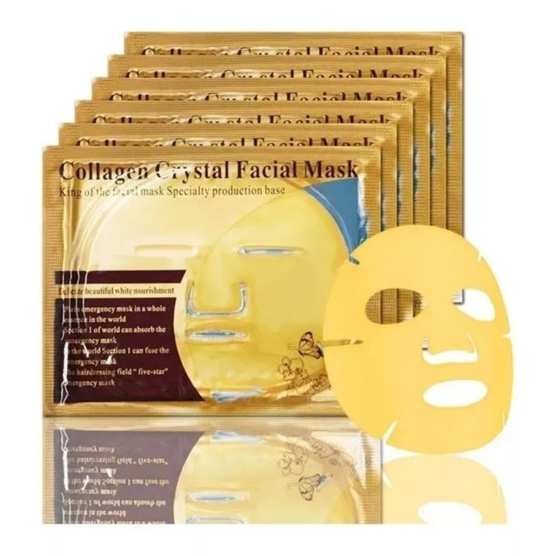 Codalis 10 Mascarillas Oro 24k Colageno Hidratante Antiarrugas