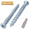 SKIR'CO (Pack of 60) Concrete Screws Galvanised 7.5 x 72mm