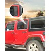 Hoolcar Rear Door Window Decals Aluminum Alloy Glass Panel Cover