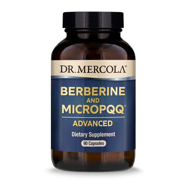 Dr. Mercola, Berberine and MircoPQQ Advanced, 90 Servings (90 Capsules),