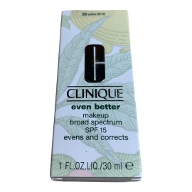 CLINIQUE Even Better Glow makeup SPF 15 Evens Corrects 30 Toffee M-G