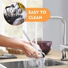 2 Pack Stainless Steel Cooking Spoon Set, Round Heat Resistant