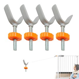 Pack of 4 Pressure Screws for Children's Gate, Y-Spindle Pressure Screws M10 Stair Safety Gate Screws, for Attaching Children's Stair Safety Gates