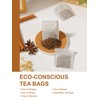 TeeLux Decaf Chai Black Tea, Decaffeinated Black Tea with Cinnamon,