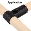 End Rail Clamps, 6 Sets Chain Link Fence T Clamp