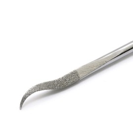 Wave Hobby Tool Series HT-686 HG Special Shape Diamond File Triangular Tip / Small Plastic Model Tool Grip: Red