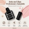21Pcs Kit Esmaltes Uña Gel SemipermanenteBase CoatGlossy Top CoatMatte Top