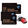 BUISAMG RFID Blocking Card, Credit Card Protector, One Card Protects