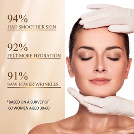 NATOSU Pack of 11 Face and Forehead Wrinkle Plasters, Anti Wrinkle Face Plasters for Overnight Face to Reduce Fine Wrinkles, Frowns, Smiles and Chest Wrinkles