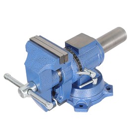 findmall Multipurpose Heavy Duty Multi-Jaw Vise with Swivel Base and Head for Clamping Fixing Equipment - 360-Degree Rotation, Home or Industrial Use (4 inch)