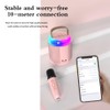 Mini Karaoke Machine for Kids Girls with 2 Mic,2 Microphones
