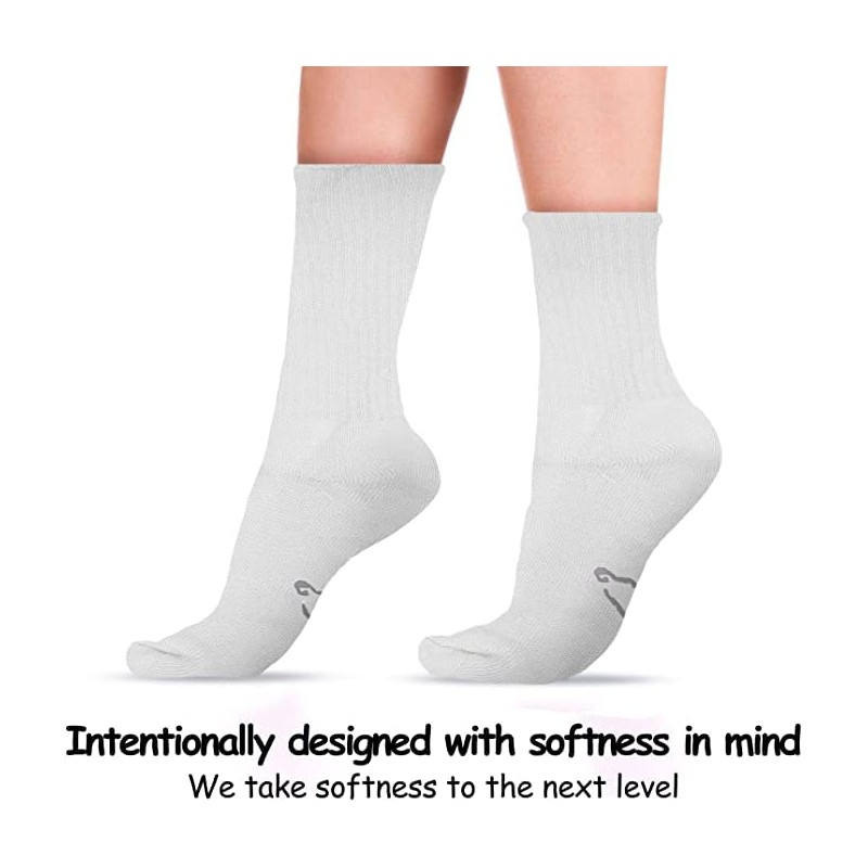 World's Softest Classic Crew Socks - Ultra Soft Socks for