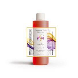 Fragrances, Scents and More Mango Butter Fragrance Oil - 8 Fl Oz Plastic Bottle (240ml)