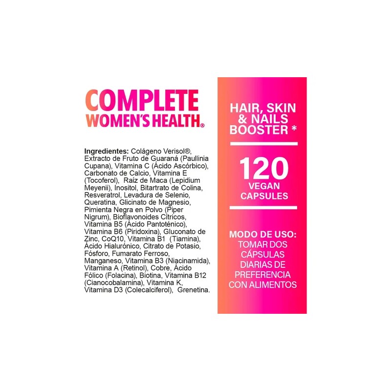 Human Amplifier® Complete Women's Health® 120 Cápsulas