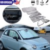 autopart2021 Full Side Window Sun Shield Privacy Sunshade 6pcs For