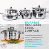Kunst & Küche Constance Series 12 PCS Stainless Steel Pot