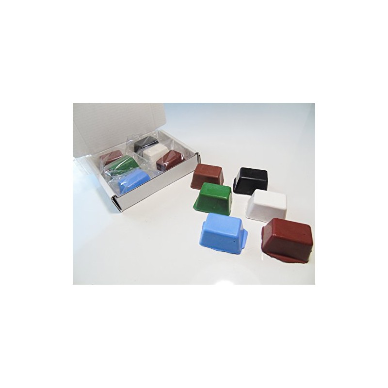 JEWELLERS Buffing Rouge Polishing Compound precious metal polishing, BROWN, GREEN,