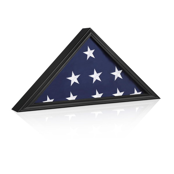 Nixvexy Burial Flag Display Case - Fits 5' x 9.5'