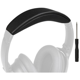 SOULWIT Headband Cover for Bose QuietComfort 45 (QC45)/QuietComfort SE (QC SE)/Quiet Comfort Wireless Headphones, Replacement Headstrap Pad Repair Part - Black