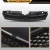 CNNELL Front Grille Trim Compatible with VW Jetta 2011-2014 Hex