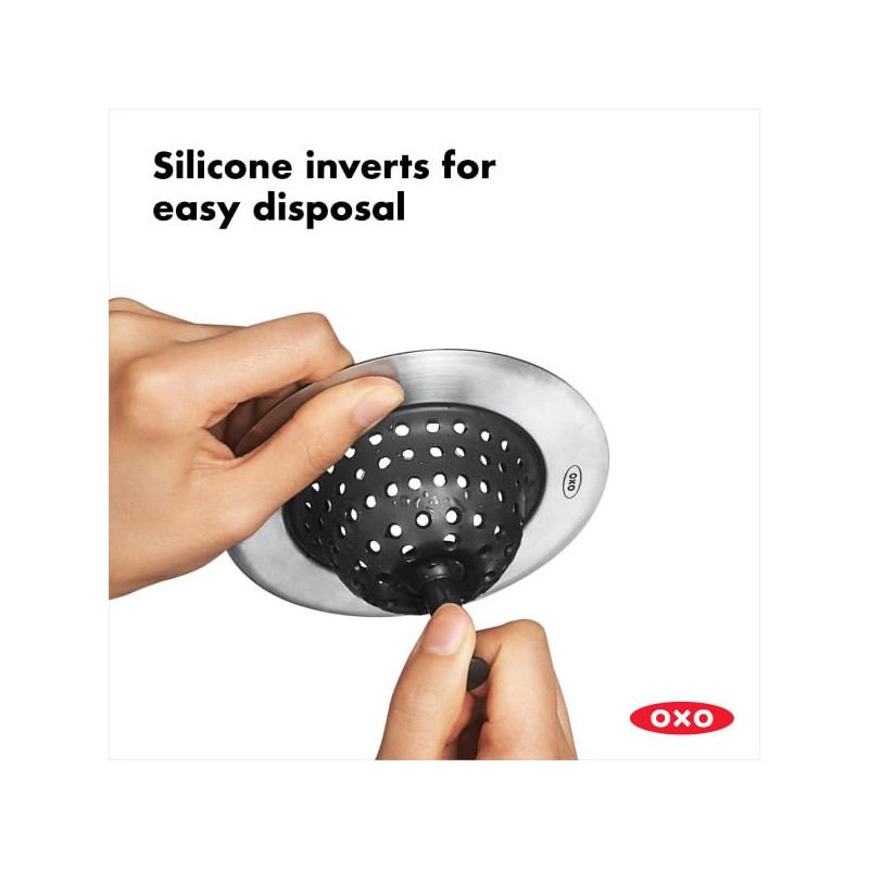 OXO Good Grips Silicone Sink Drain Strainer
