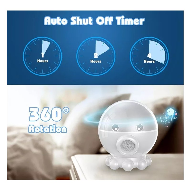 Dofler Octopus Night Light Star Projector - Ocean & Star