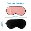 Rayhee Silk Sleep Mask & Blindfold, Soft Eye Mask with