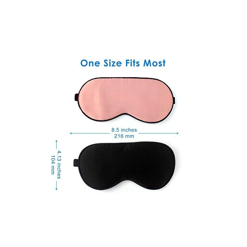 Rayhee Silk Sleep Mask & Blindfold, Soft Eye Mask with
