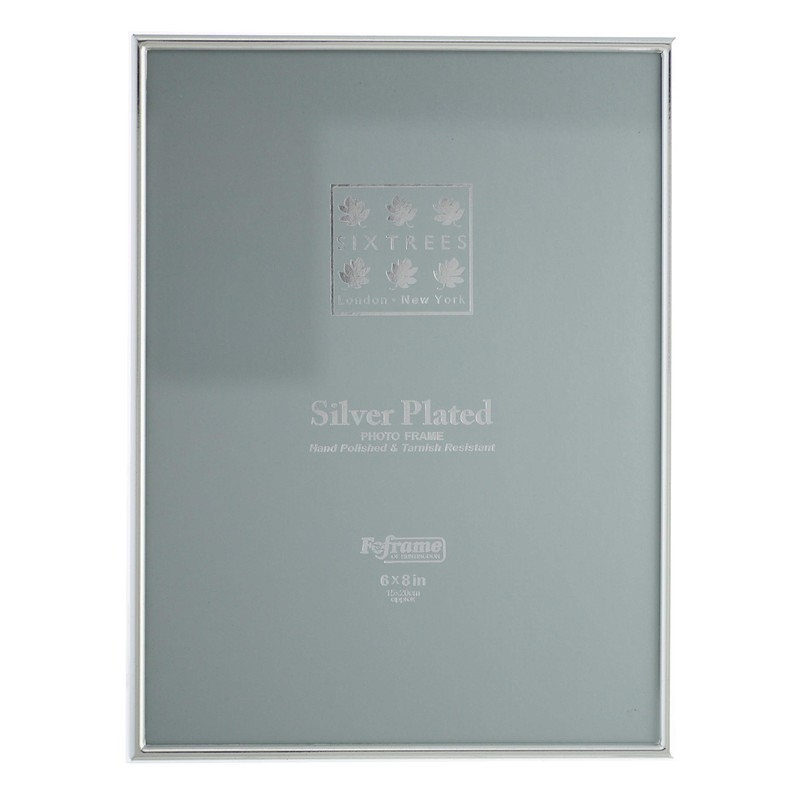 Sixtrees Cambridge 2-400-68 Silver Plated Photo Frame for an 8"