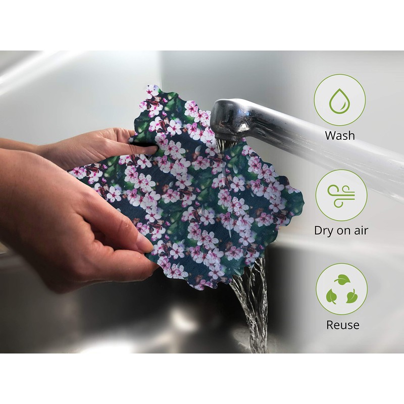 ecolly Beeswax Cloths Set of 3 (S, M, L), Beeswax