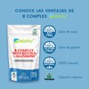 Wellthy Complejo B 200 Cápsulas. Reforzado con Biotina y Glutamina.