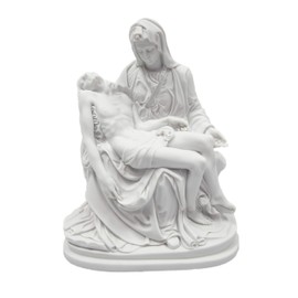 8.75" Michelangelo's Pieta Jesus Mary Italian Statue Sculpture Figurine by Vittoria Collection Made in Italy