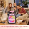 VICTRESS Portable Karaoke Machine for Adults 45W Coaxial Speaker with