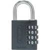 ABUS Combination Padlock 144/40 Lock-Tag Aluminium Black